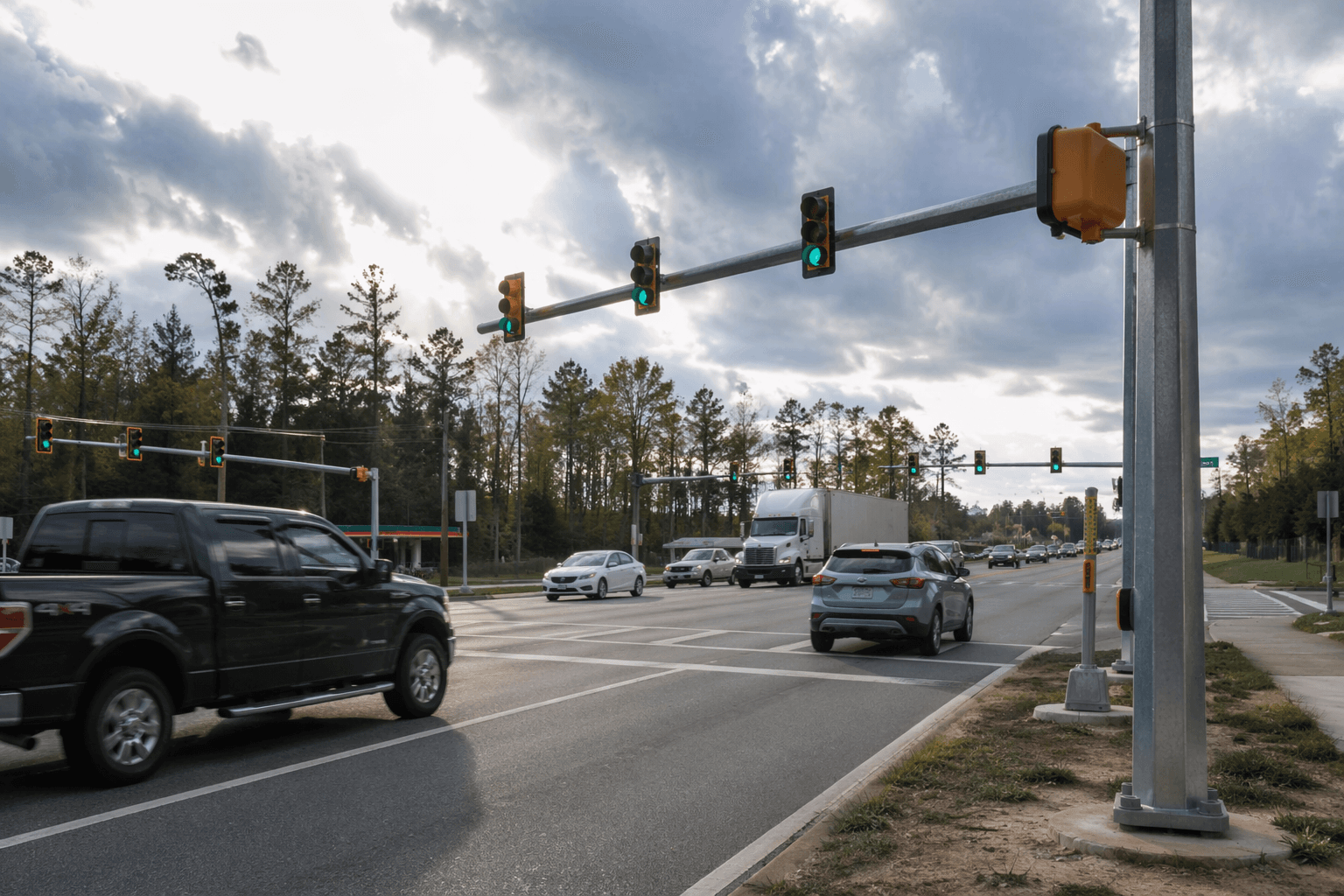 New traffic signal installed on Centerville Road to ease congestion