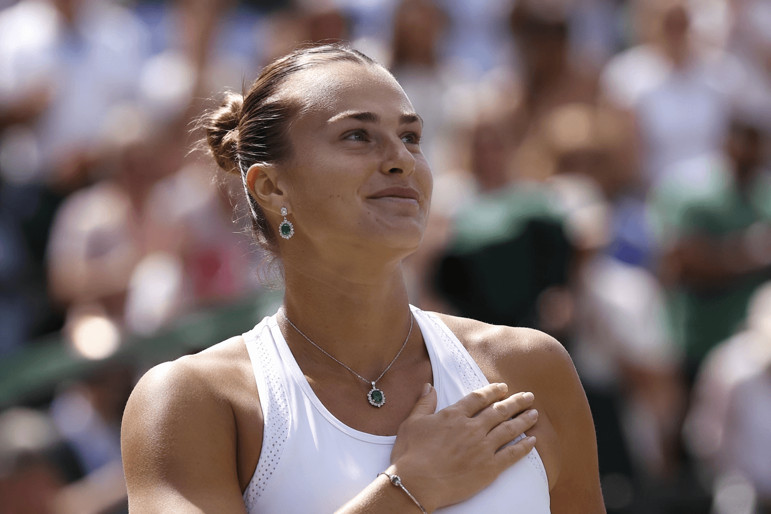 Aryna Sabalenka's Wimbledon jewelry partnership spotlights personalized grand slam styling