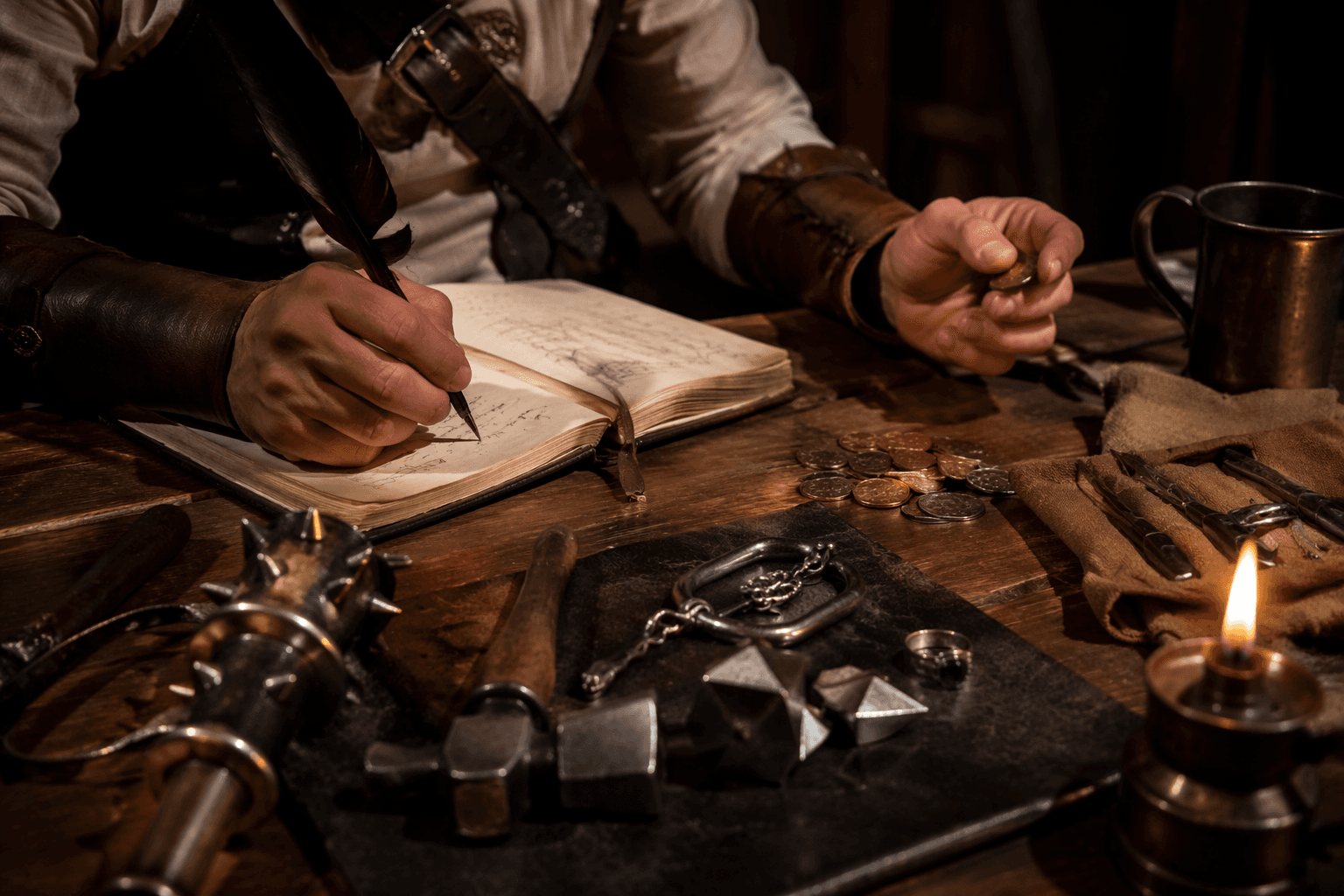 Pathfinder downtime turns between adventures into work, research, and growth