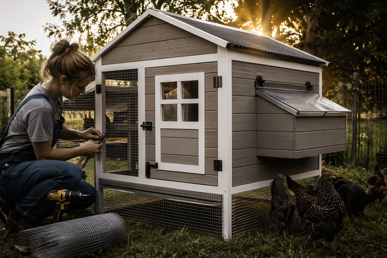 Tractor Supply chicken coops can work, but only with upgrades
