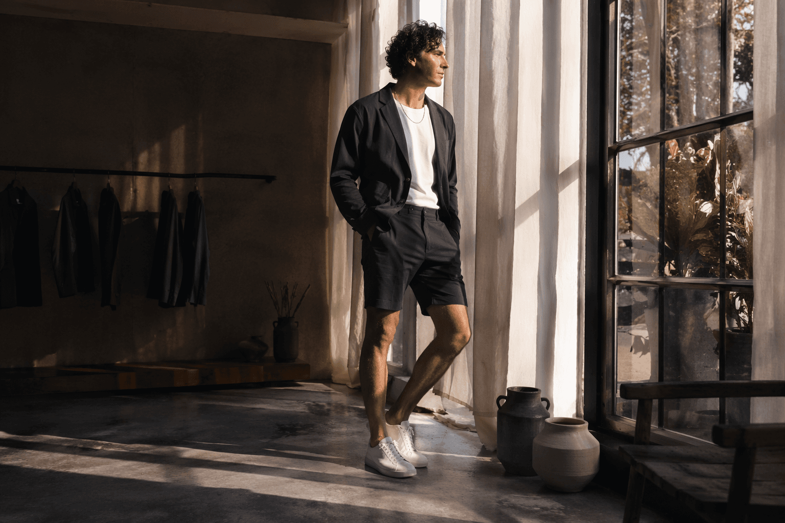 Raf Swiader and Eddie Stern launch tailoring built for office and yoga