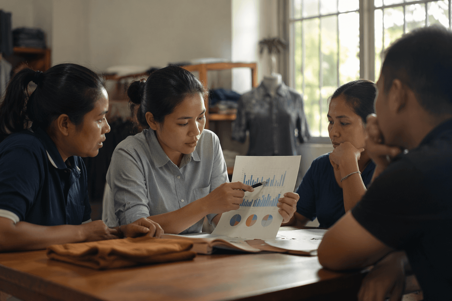 Indonesian unions use worker data to strengthen garment wage talks