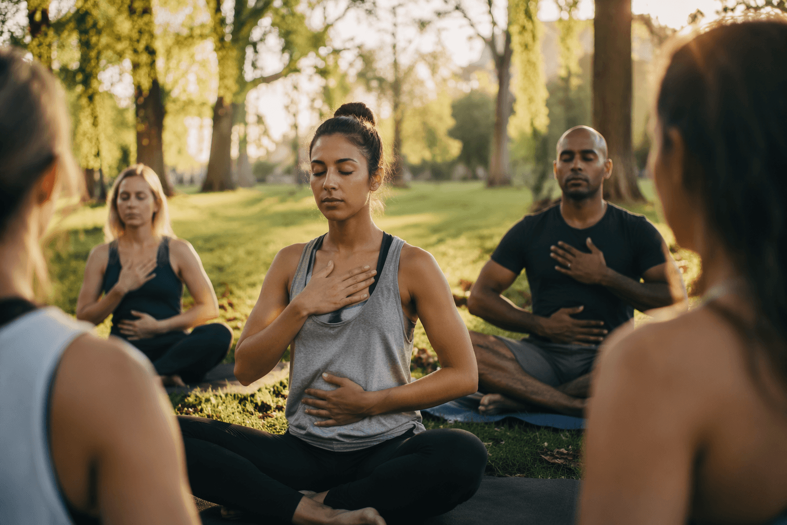 Mindfulness meditation starts with breath, wandering mind, and gentle return