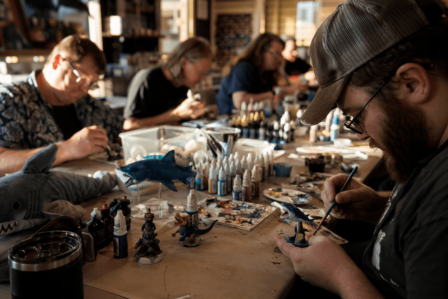 Leonardtown hosts D&D miniature painting contest with Shark Week theme