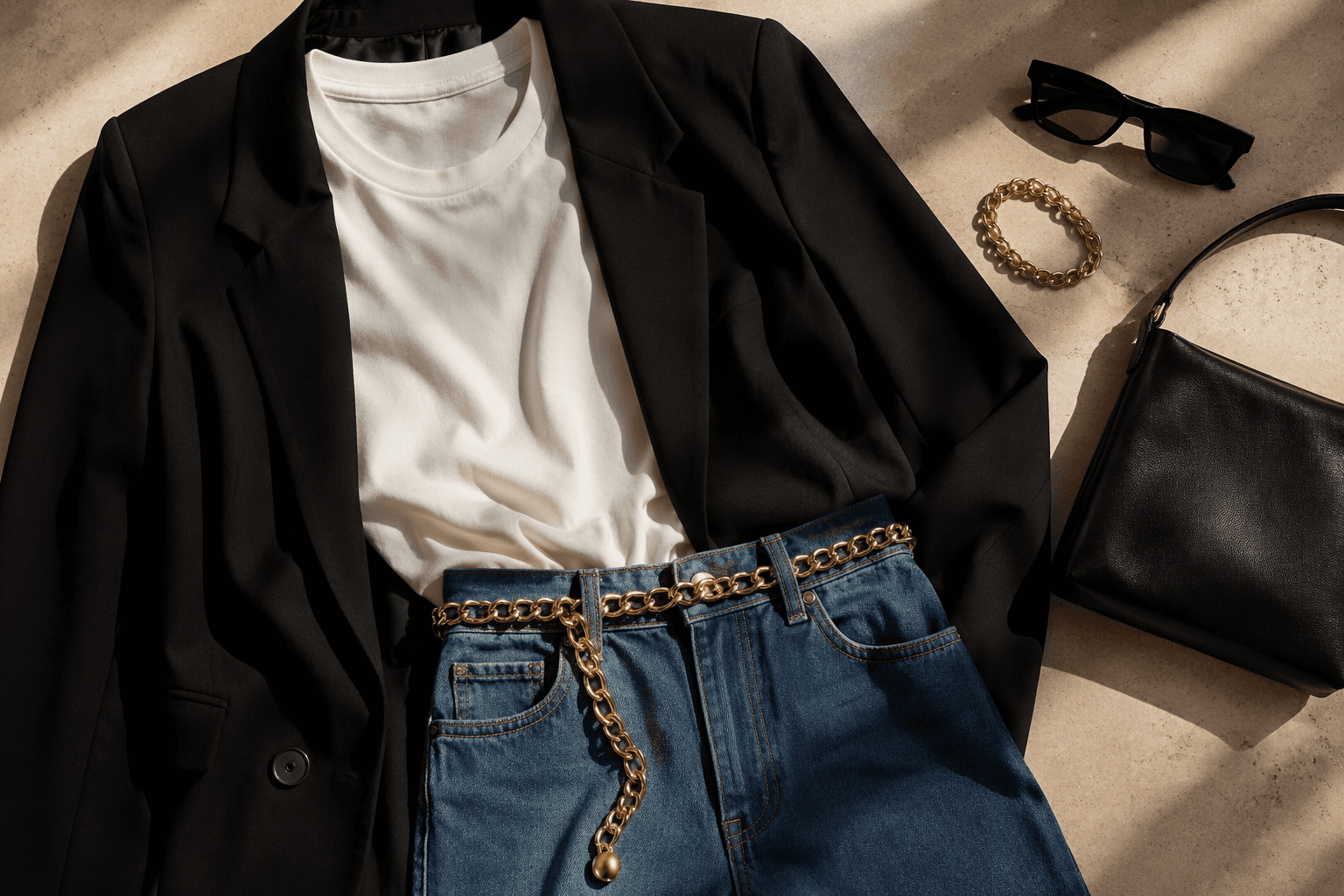 Chain belts are back, the fastest way to upgrade outfits