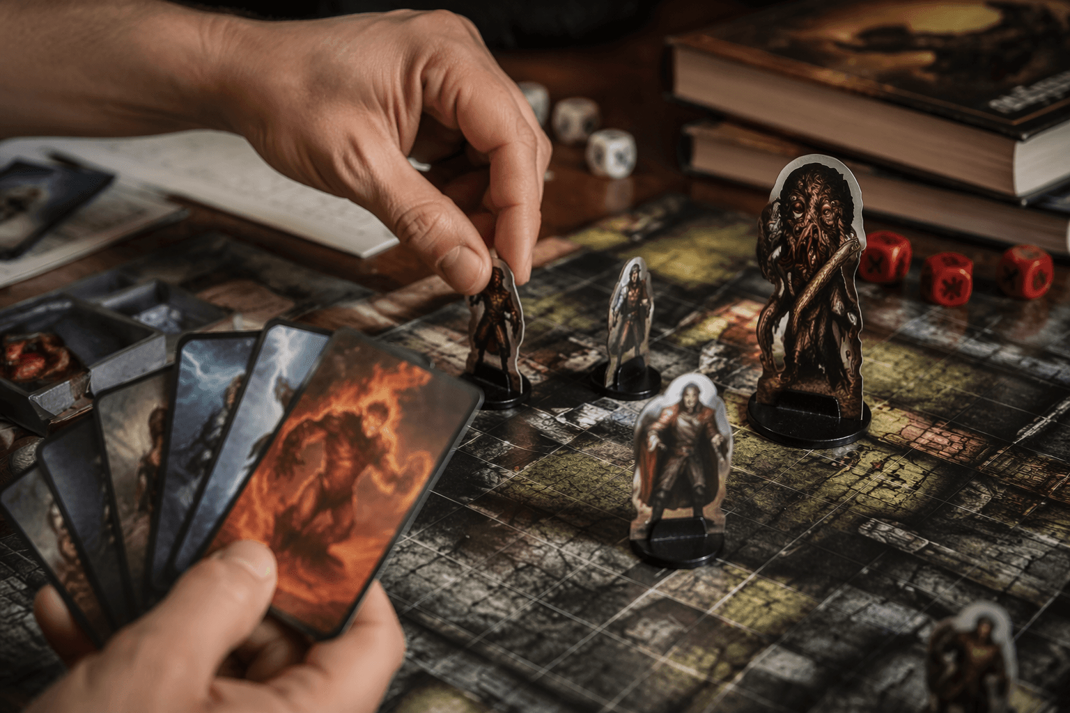 Paizo’s Pathfinder accessories speed up play with cards and pawns