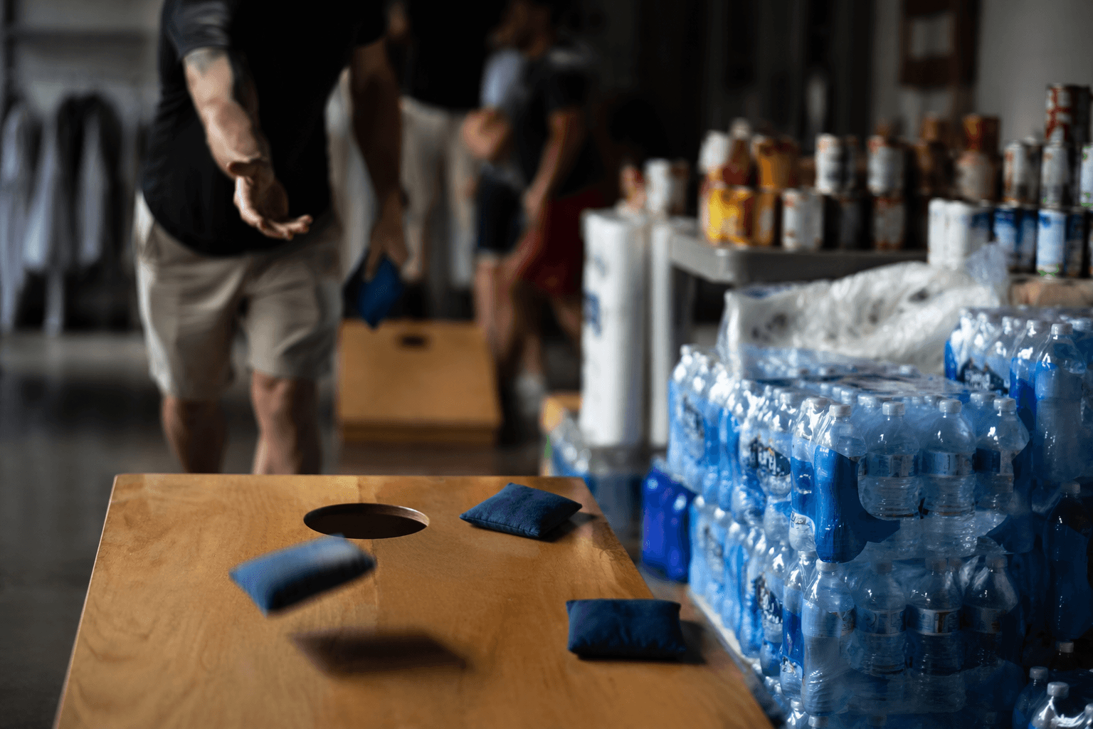 Randy Sams shelter hosts cornhole tournament to restock summer supplies