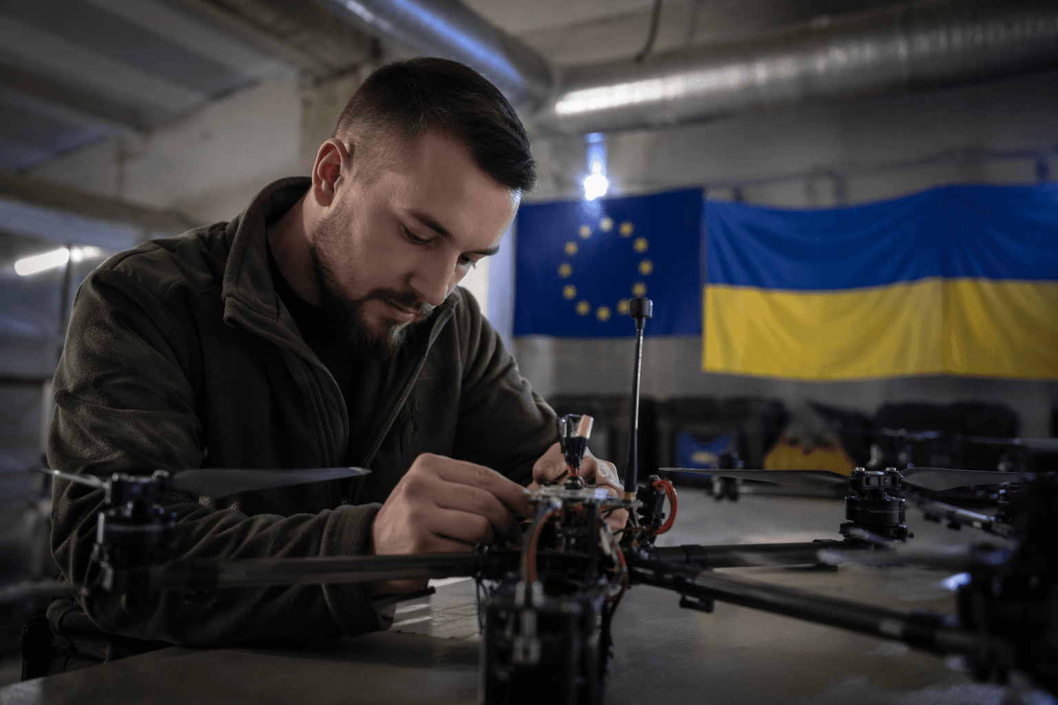 EU and Ukraine agree on drone partnership to boost production