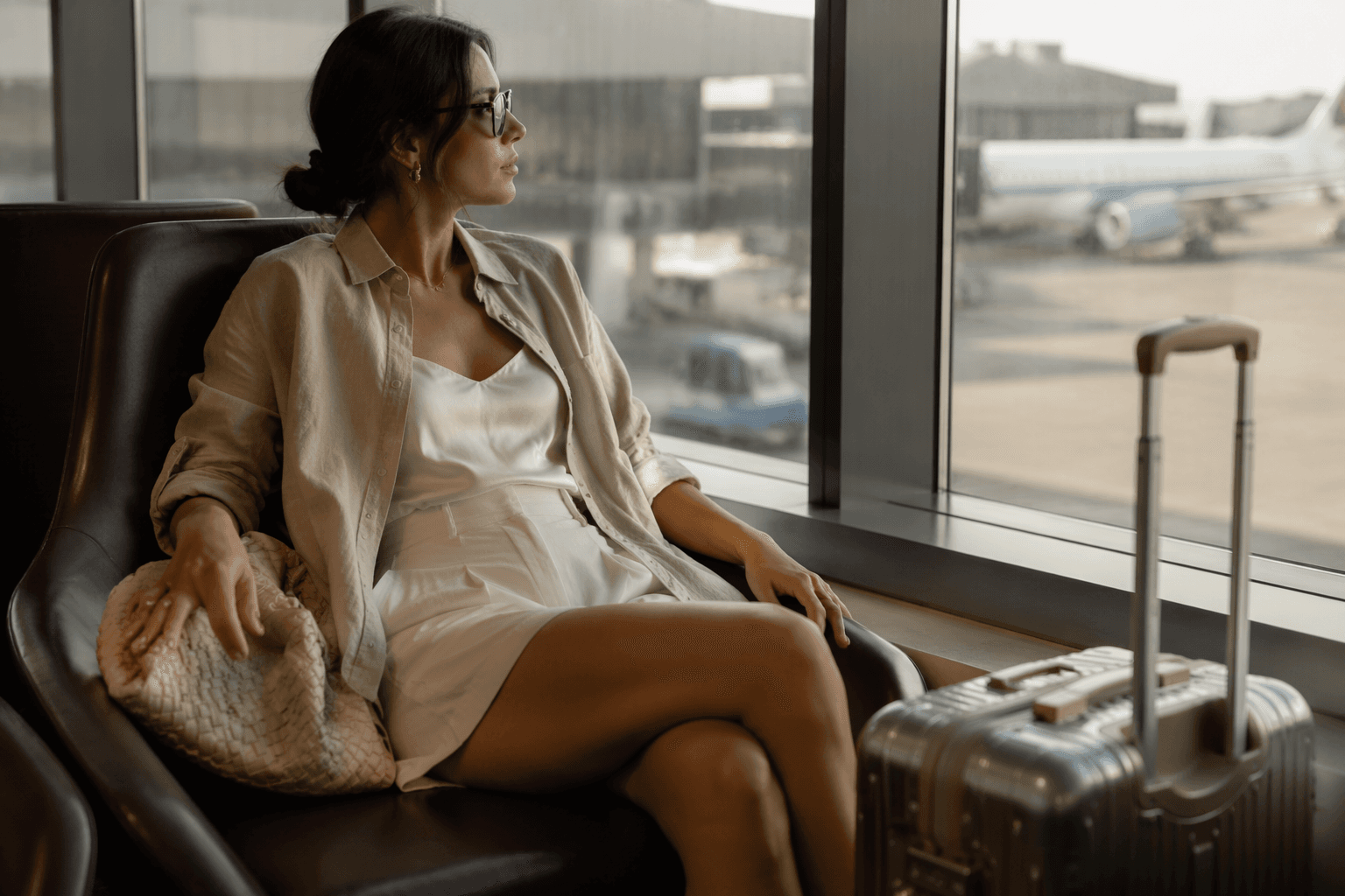 Summer travel capsule wardrobe leans on linen and silk staples