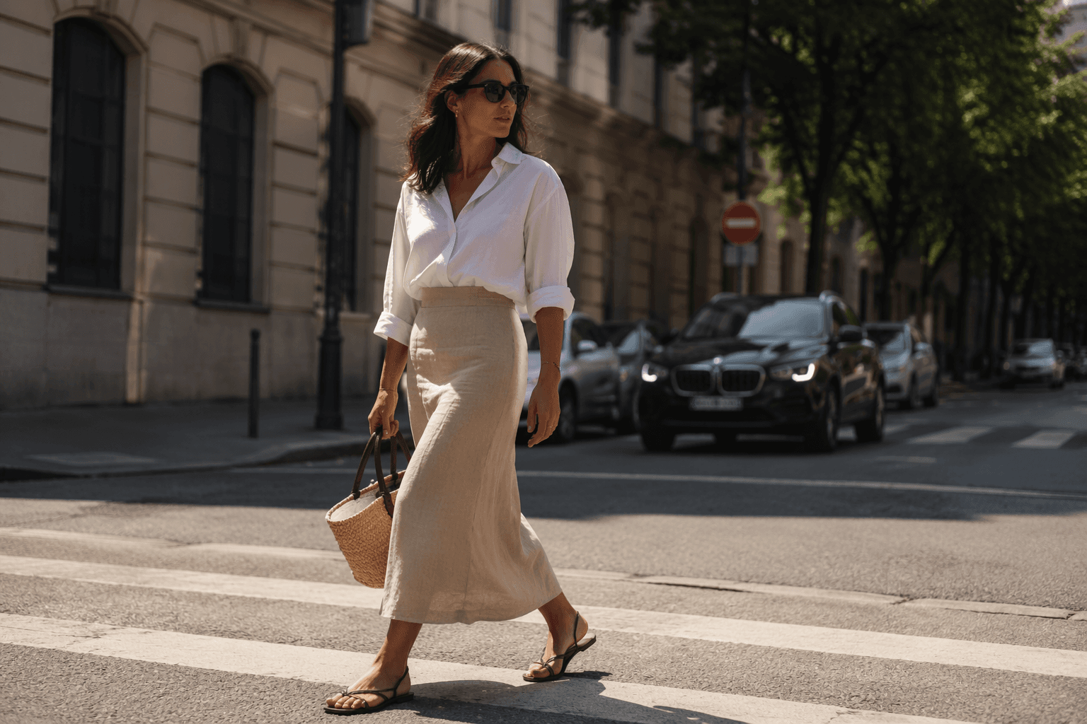 Minimalist summer outfits that flatter petite frames