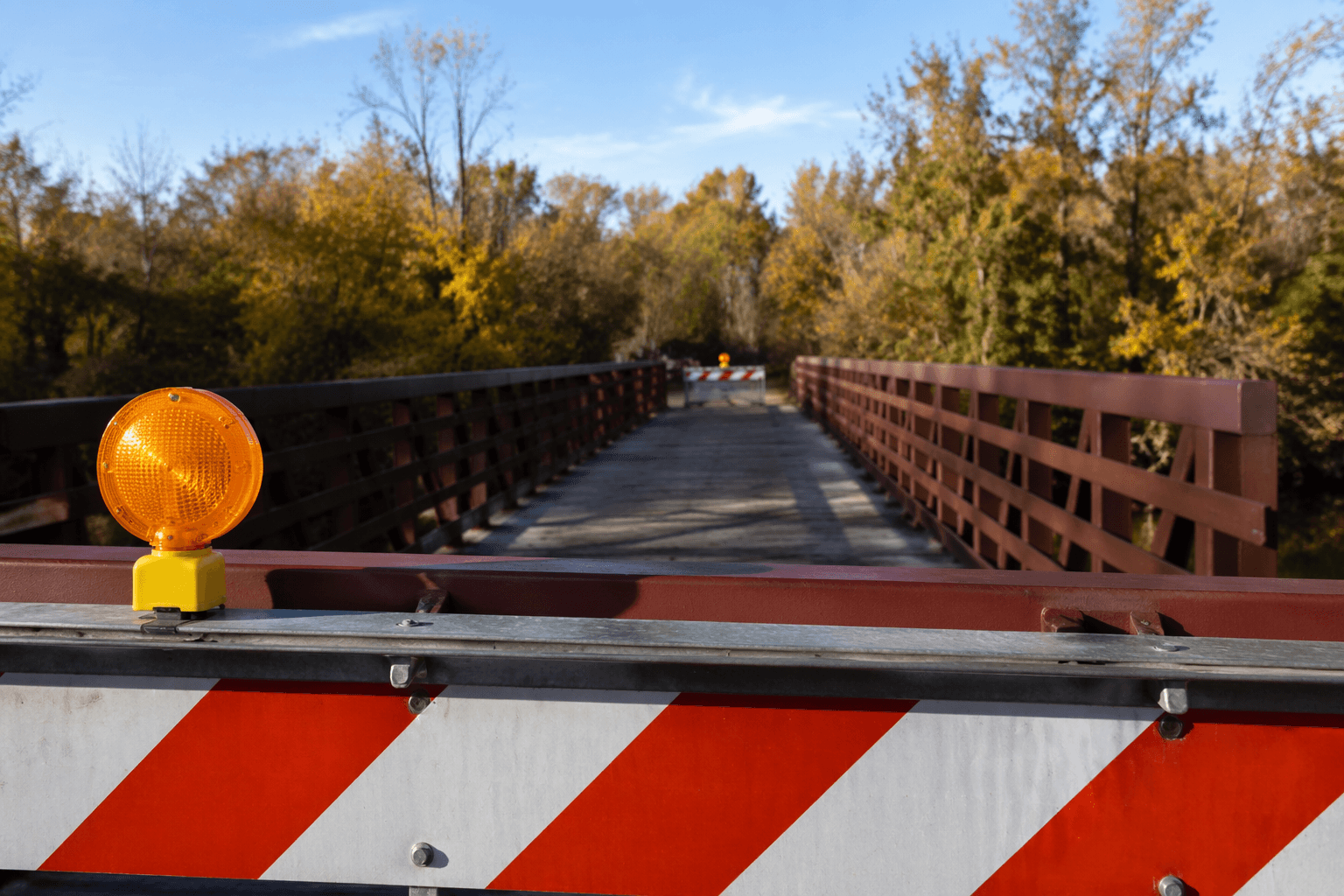 Claremont closes Rail Trail trestle bridge for decking repairs
