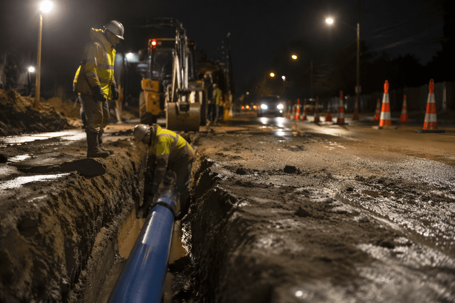 Oxford Way closed Tuesday night for water main work near Old Taylor Road