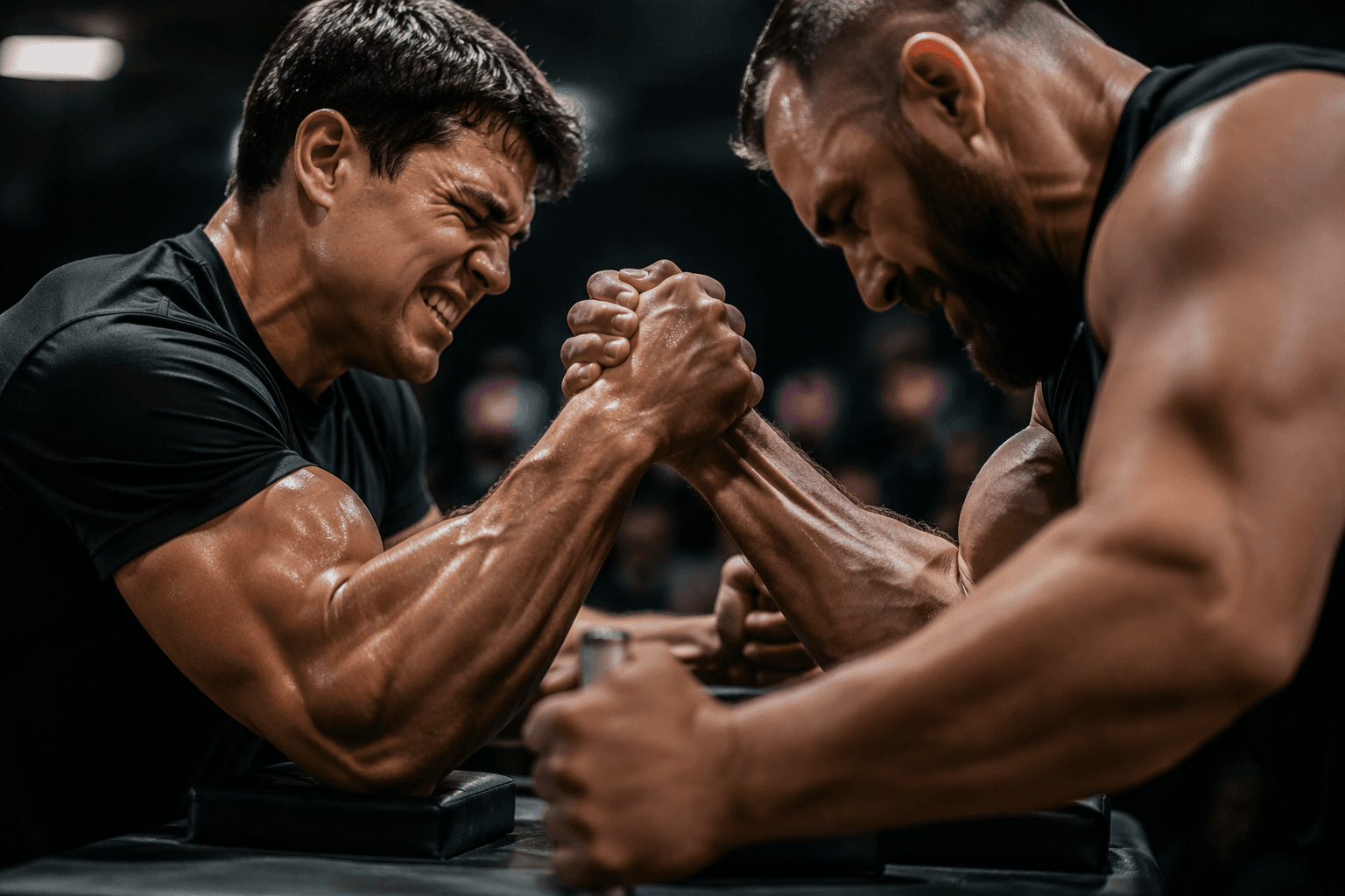 Study compares arm wrestlers' elbow flexors with strength-trained athletes