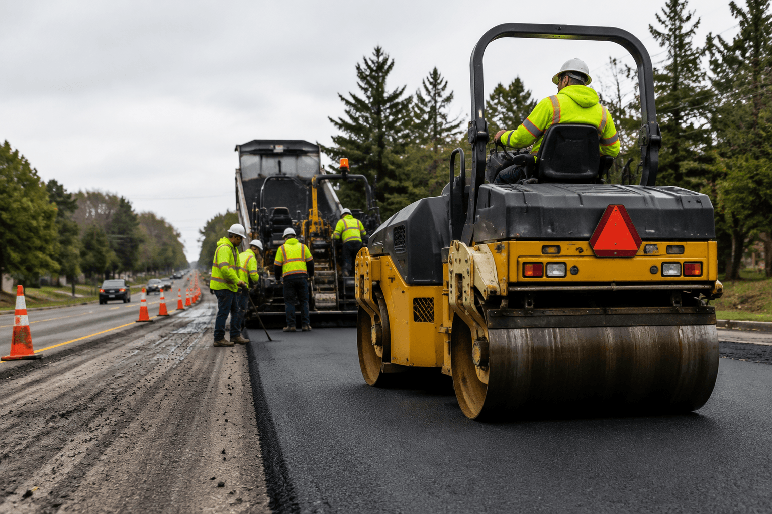 Lake County highway department opens bidding for road work project