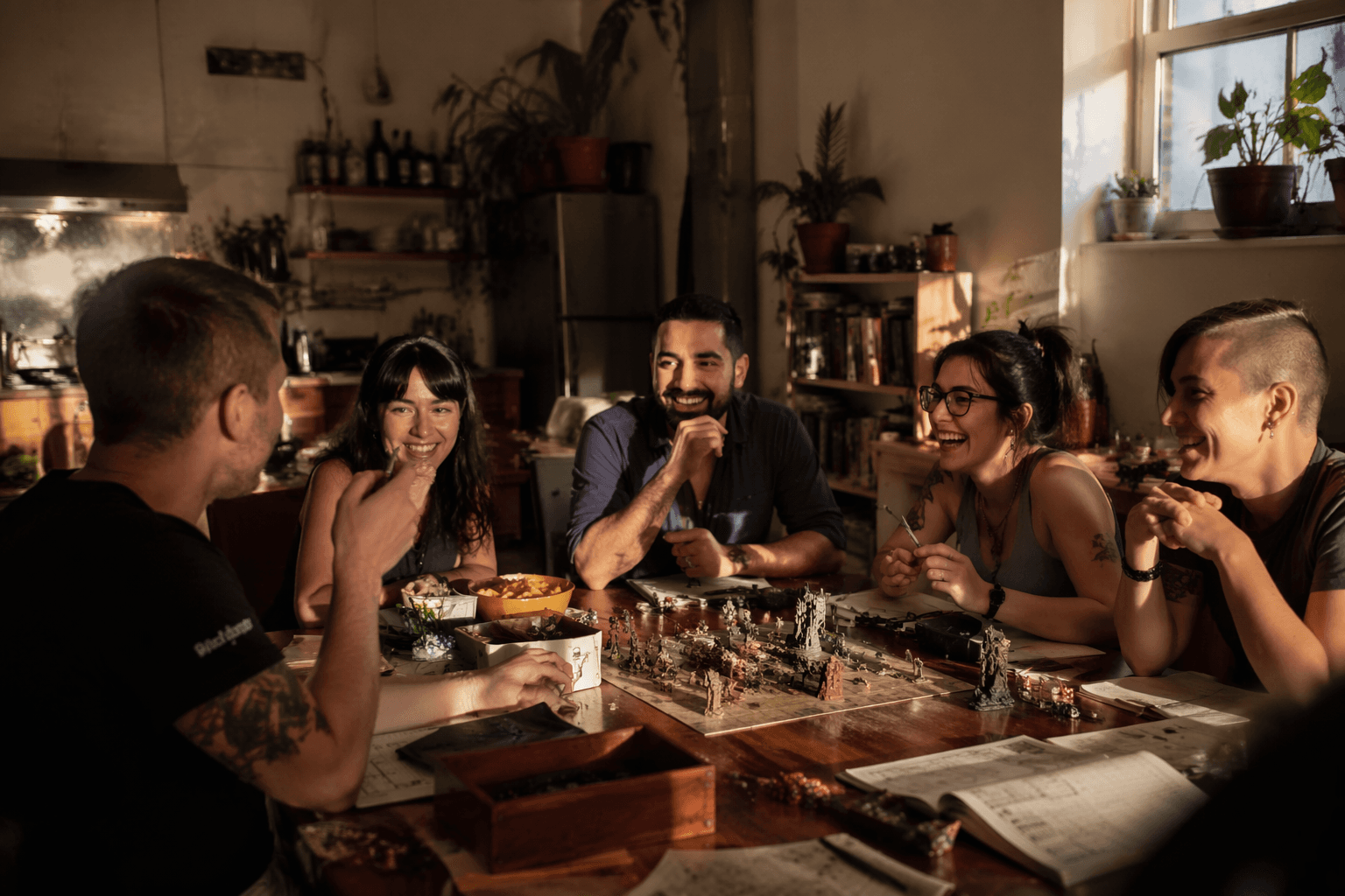 How Dungeons & Dragons' core rules turn table talk into outcomes
