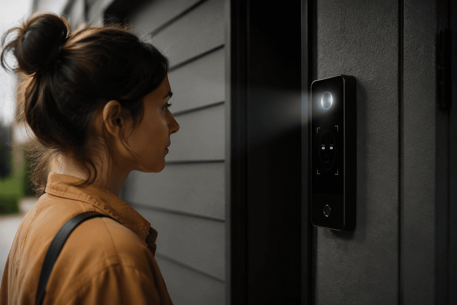 Facial recognition smart locks promise hands-free entry, raise privacy concerns
