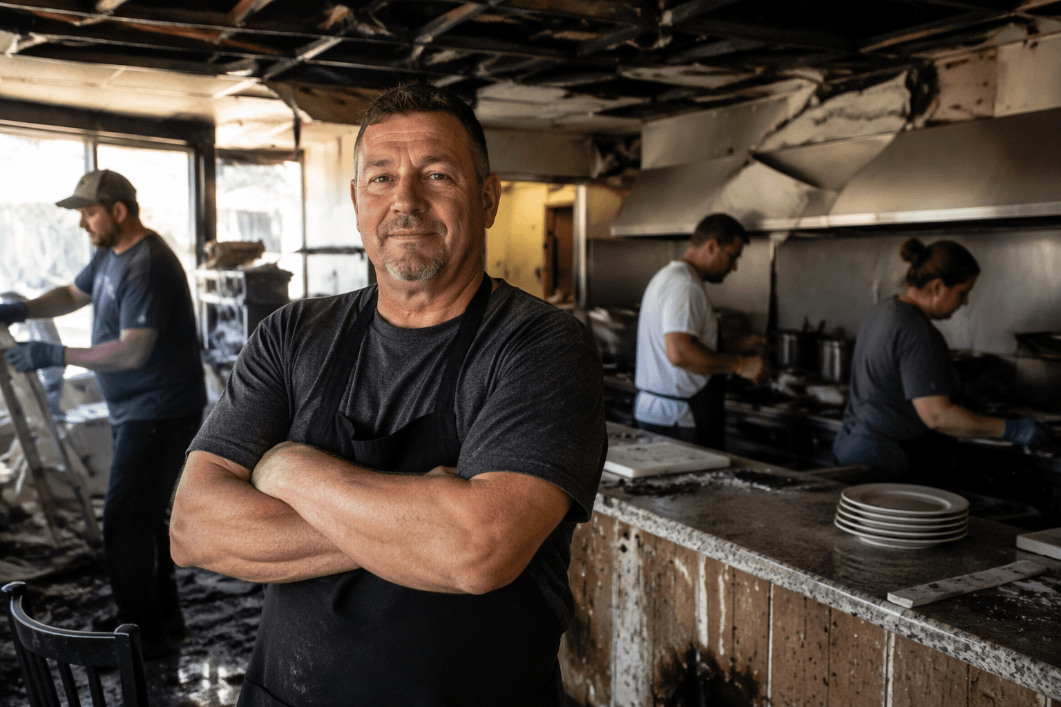 McArthur diner survives fire with help from local community