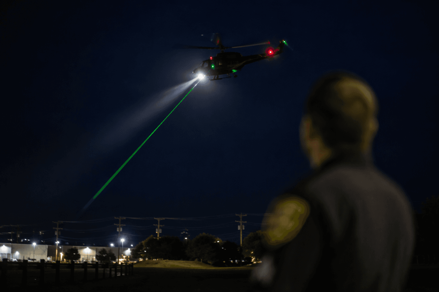 Teen charged after laser pointed at helicopter in Salina, police say