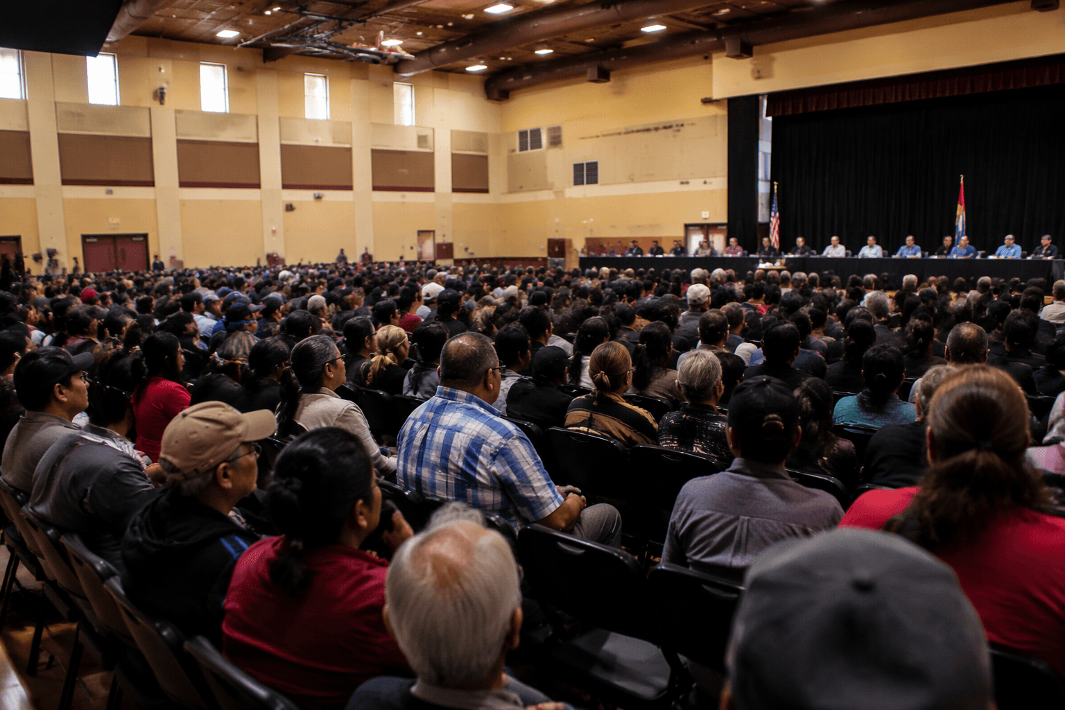 Navajo Nation budget hearing in Window Rock draws heavy public interest