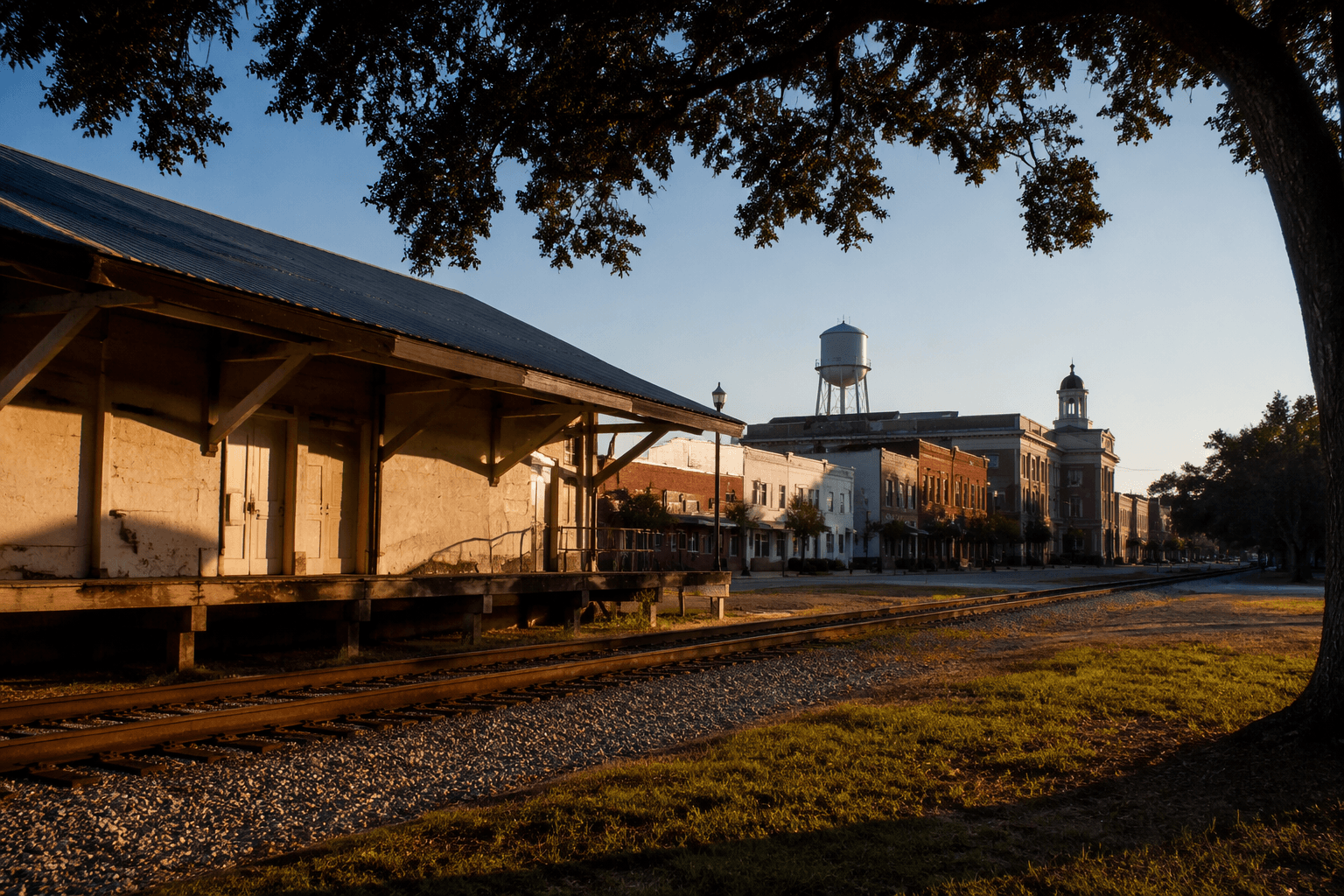 Bamberg’s railroad origins shaped its downtown and civic growth