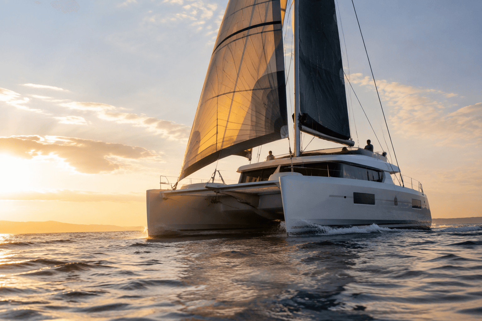 How to size a sailing catamaran, balancing length, sail area and weight