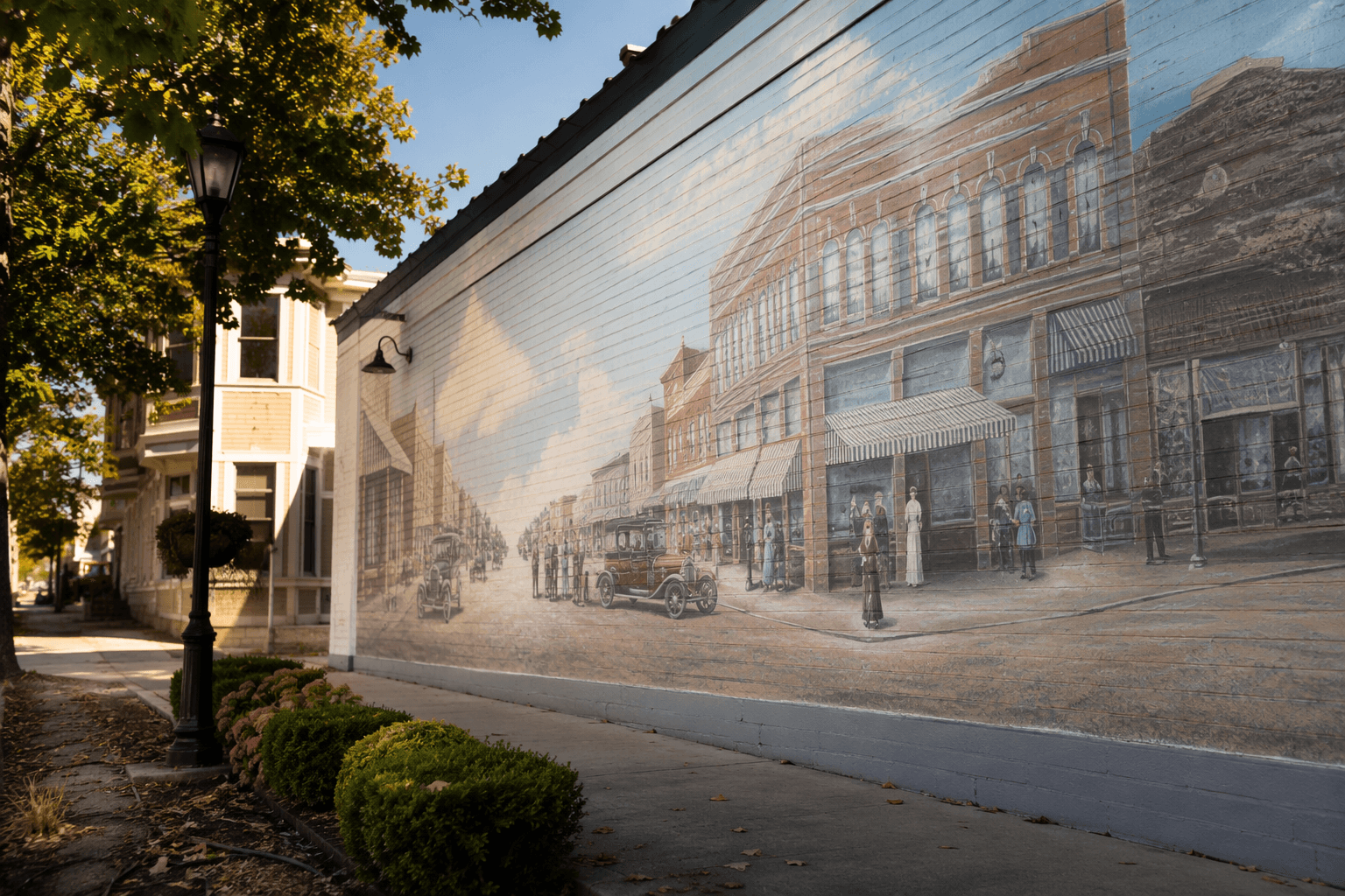 Dubois County Museum murals bring early 1900s history to life