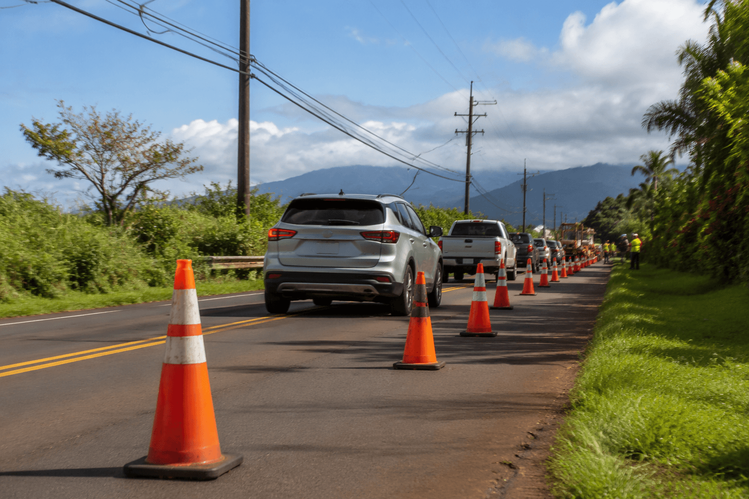 Kauai County announces lane closures on South Shore roads this week