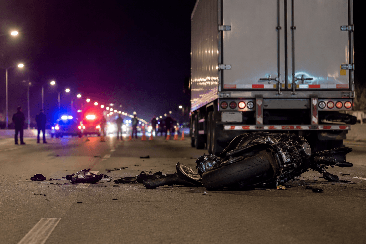 Two killed in motorcycle, tractor-trailer crash on U.S. 27 in Miramar