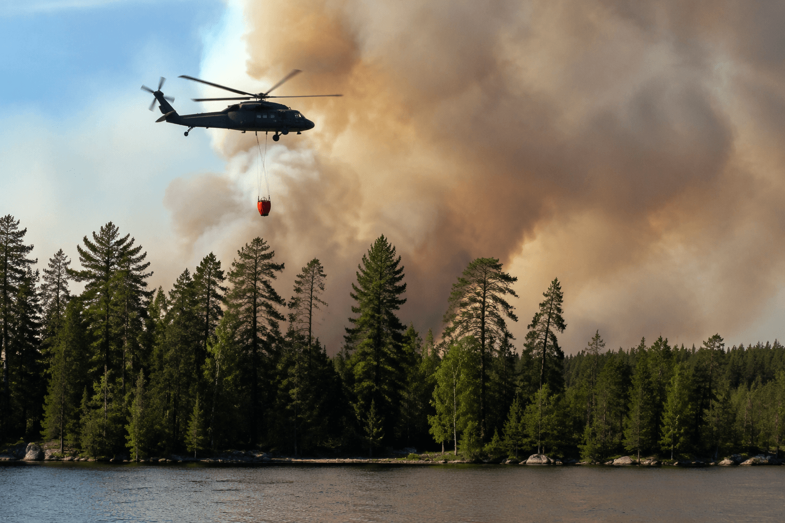 Sheriff says 17 airlifted from Boundary Waters amid wildfires