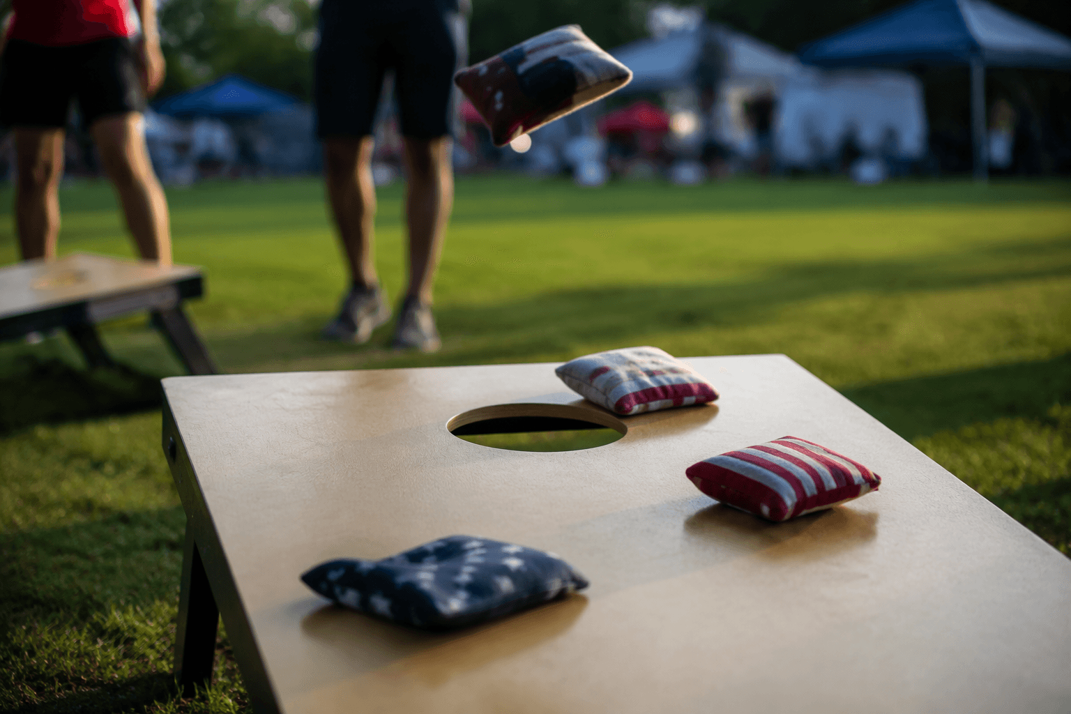 Jeff and Hailey Sigle win Lititz Fourth of July cornhole title