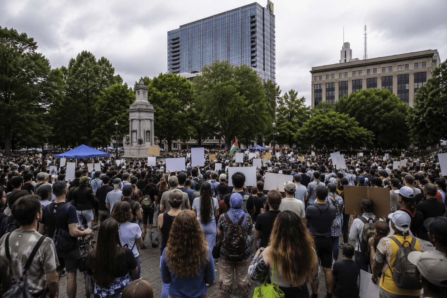Raleigh protesters rally at Moore Square in nationwide anti-ICE day of action