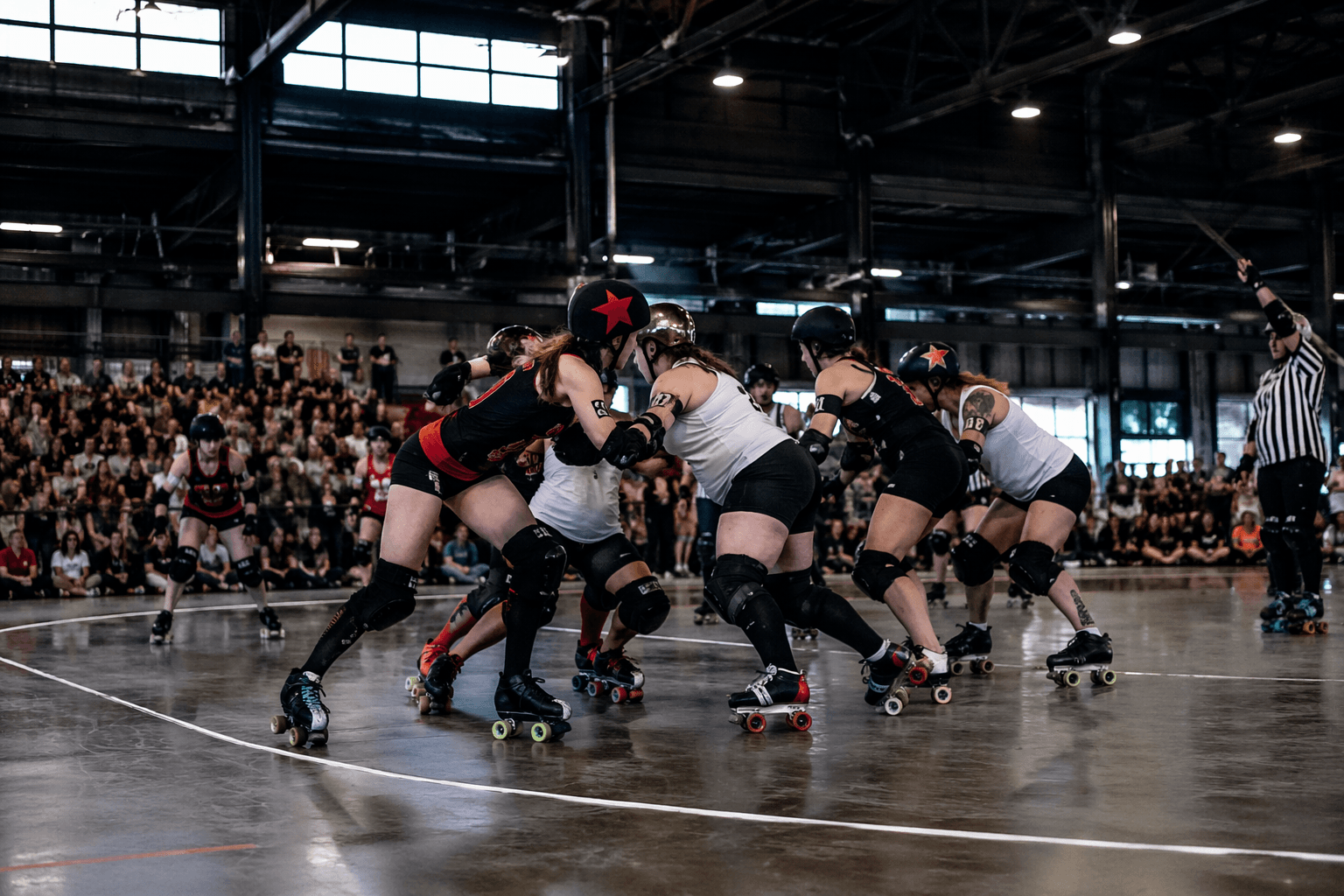 Queen City Roller Derby spotlights Devil Dollies vs Saucies matchup