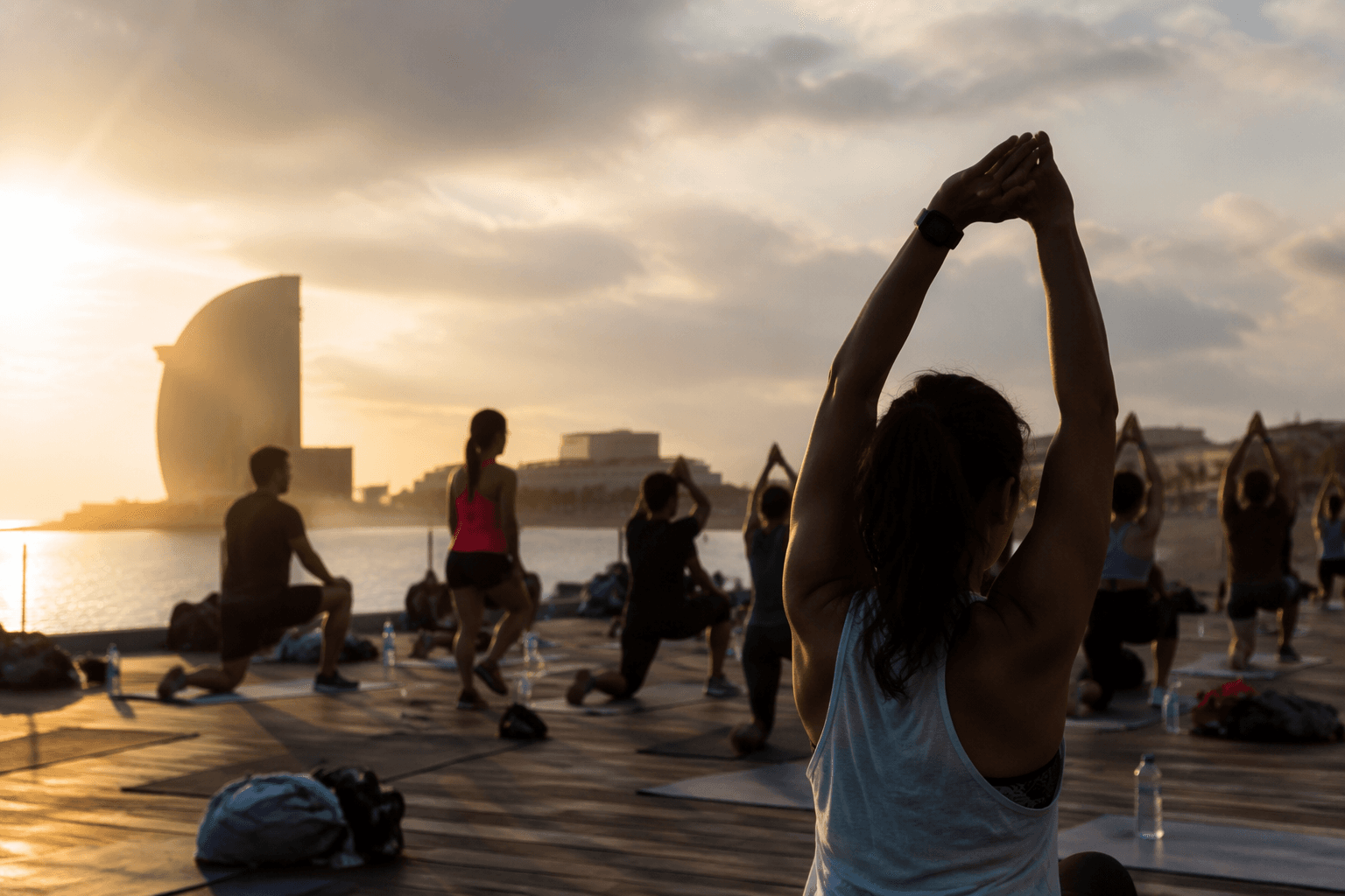 Barcelona’s free summer fitness scene grows with community workouts