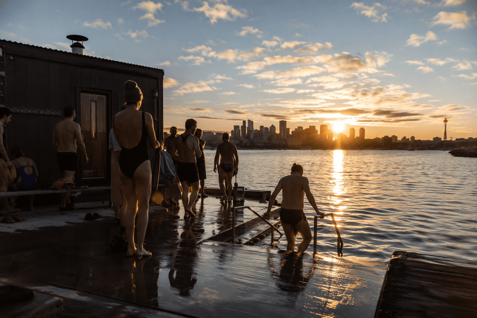 Seattle sauna sparks cold plunges and community on the waterfront