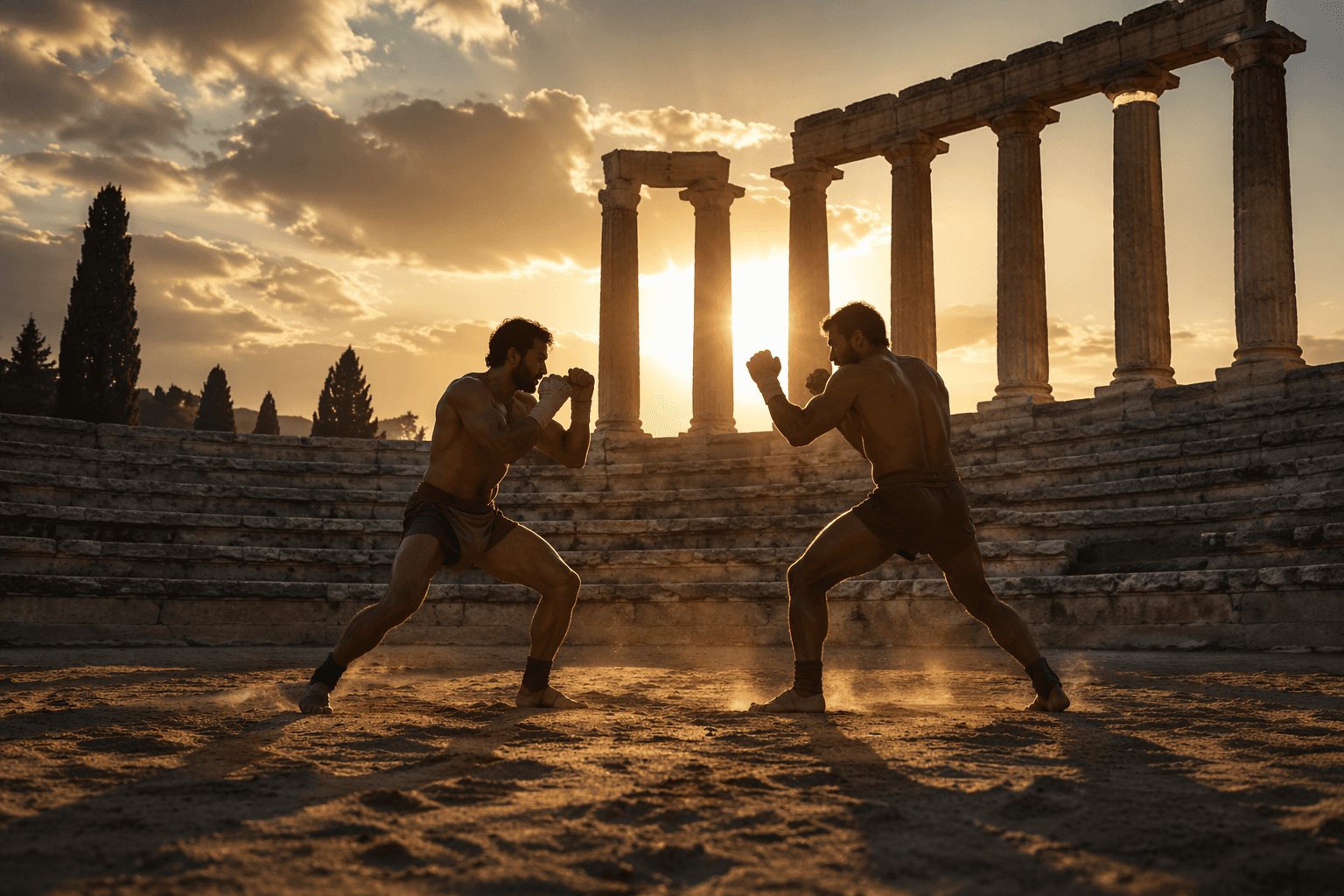 New study reveals ancient Greek stances in pankration and wrestling