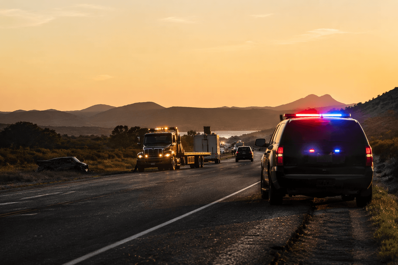 Crash closes US 90 West near Lake at the Y in Val Verde County