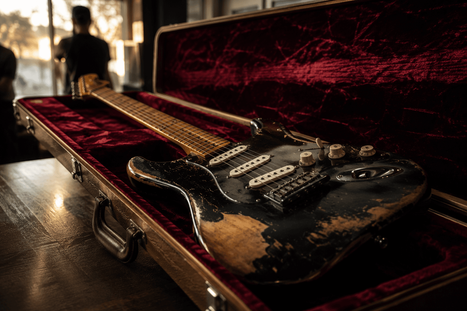 Rhys John Stygal recovers stolen Stevie Ray Vaughan Stratocaster