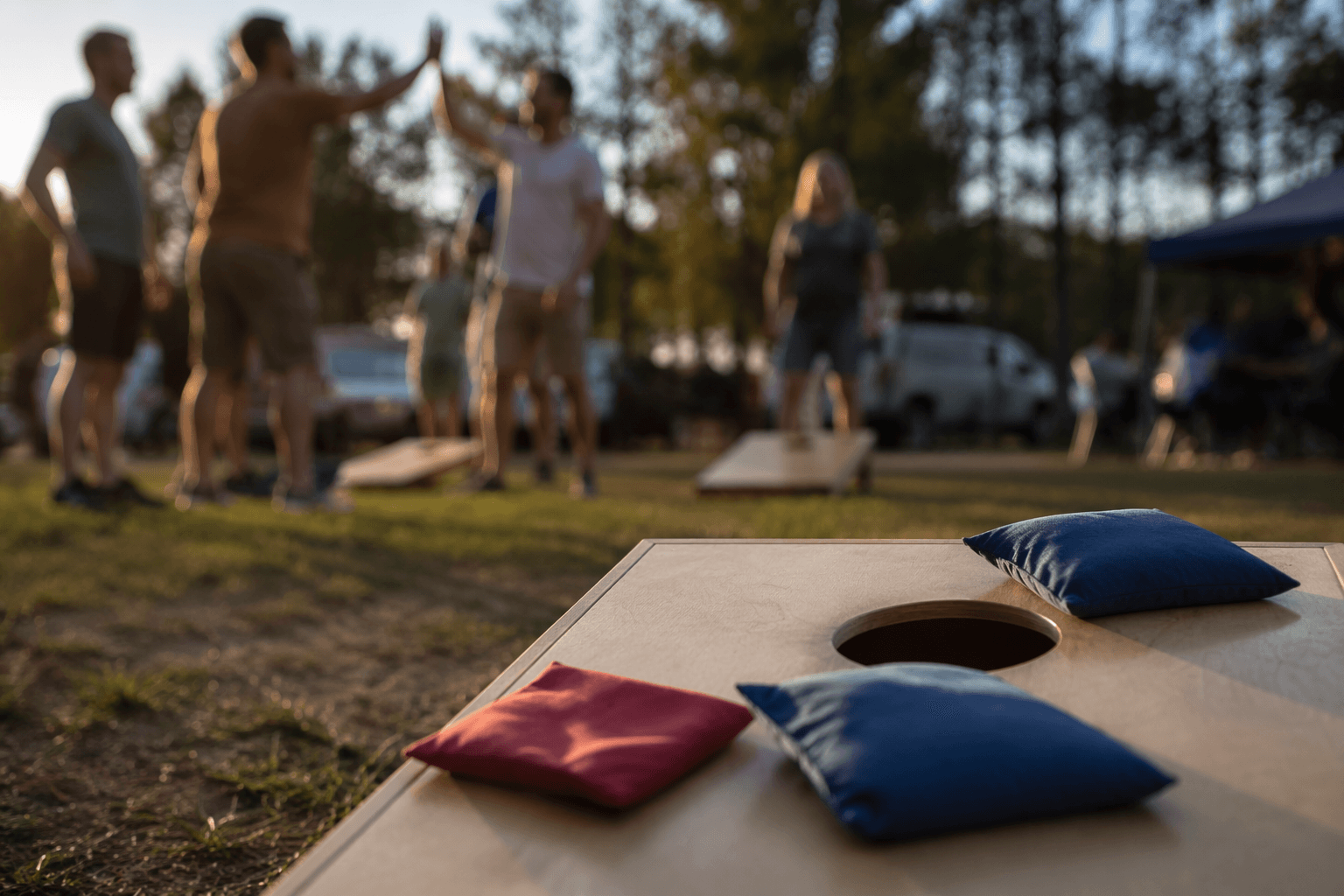 Panther Lake Camping Resort congratulates cornhole winners after summer event ends