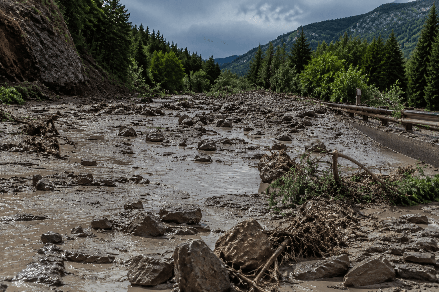 Mudslides close Colorado road, campground and picnic area