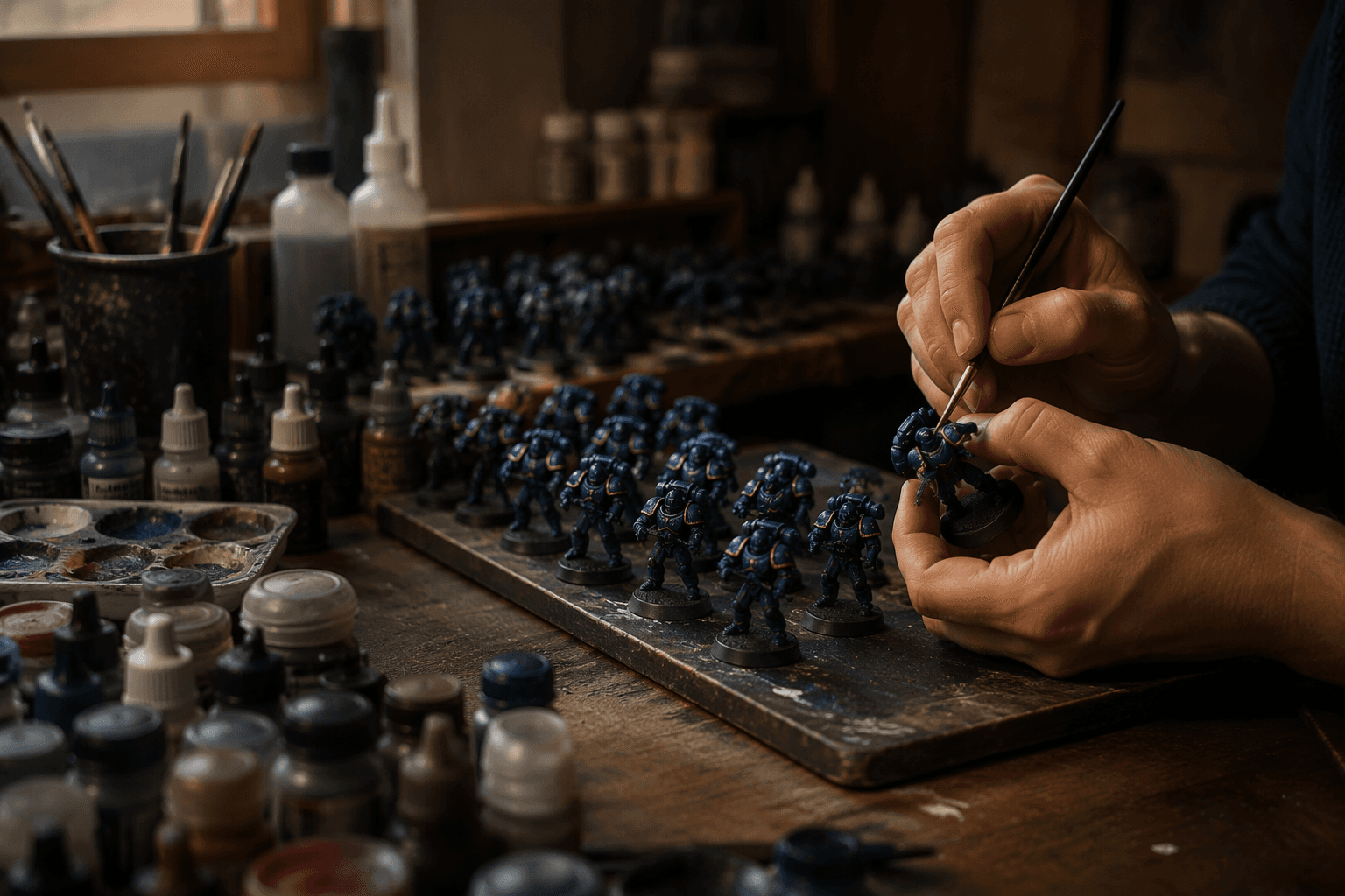 Why painting slower can finish your Warhammer 40k army faster