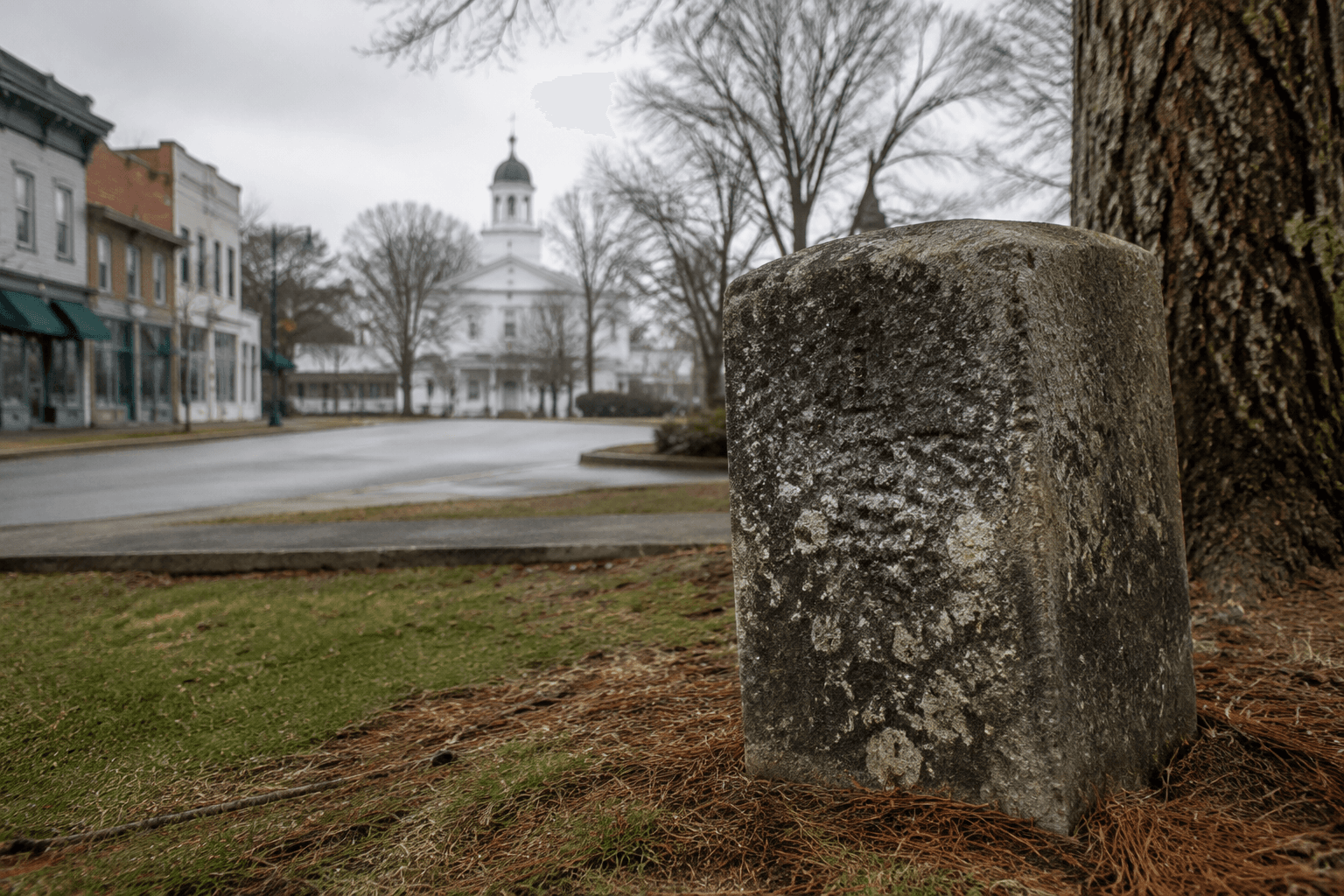 Allendale’s original town site traced to 1810 land grant marker