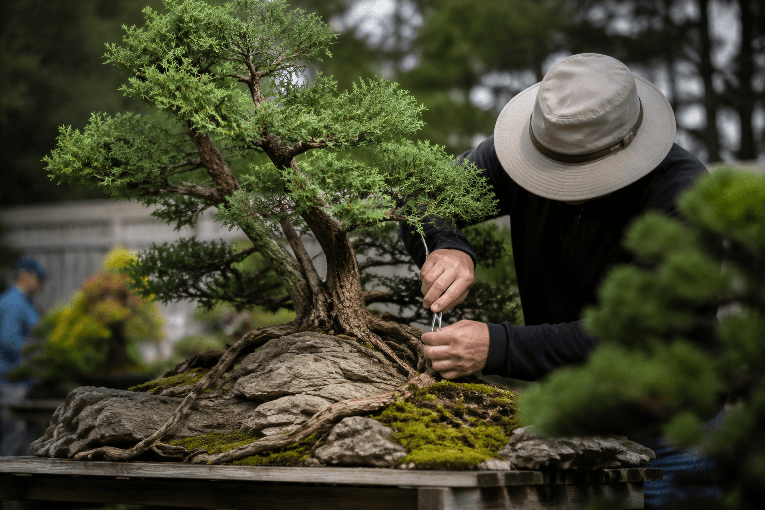 Nigel Saunders visits Royal Botanical Gardens club, refines Eastern white cedar group