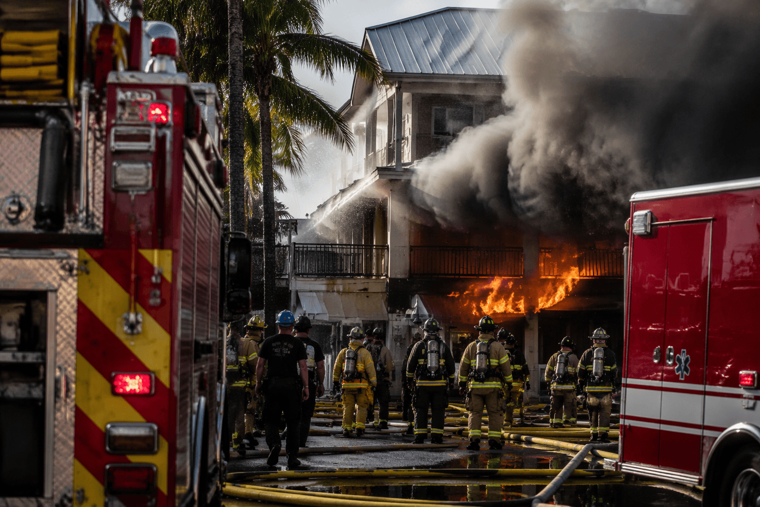 Fire breaks out inside Fort Lauderdale Beach commercial building
