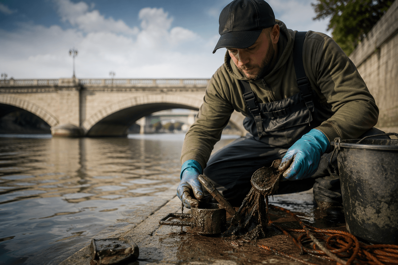 Responsible magnet fishing, how to handle finds and respect waterways