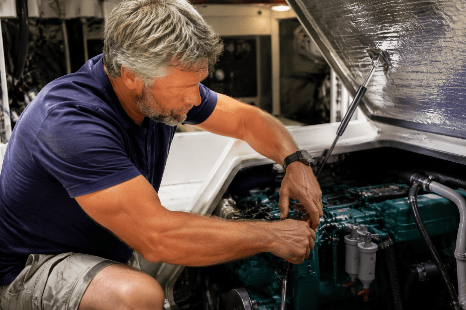 Build cruising confidence with diesel repair and maintenance classes