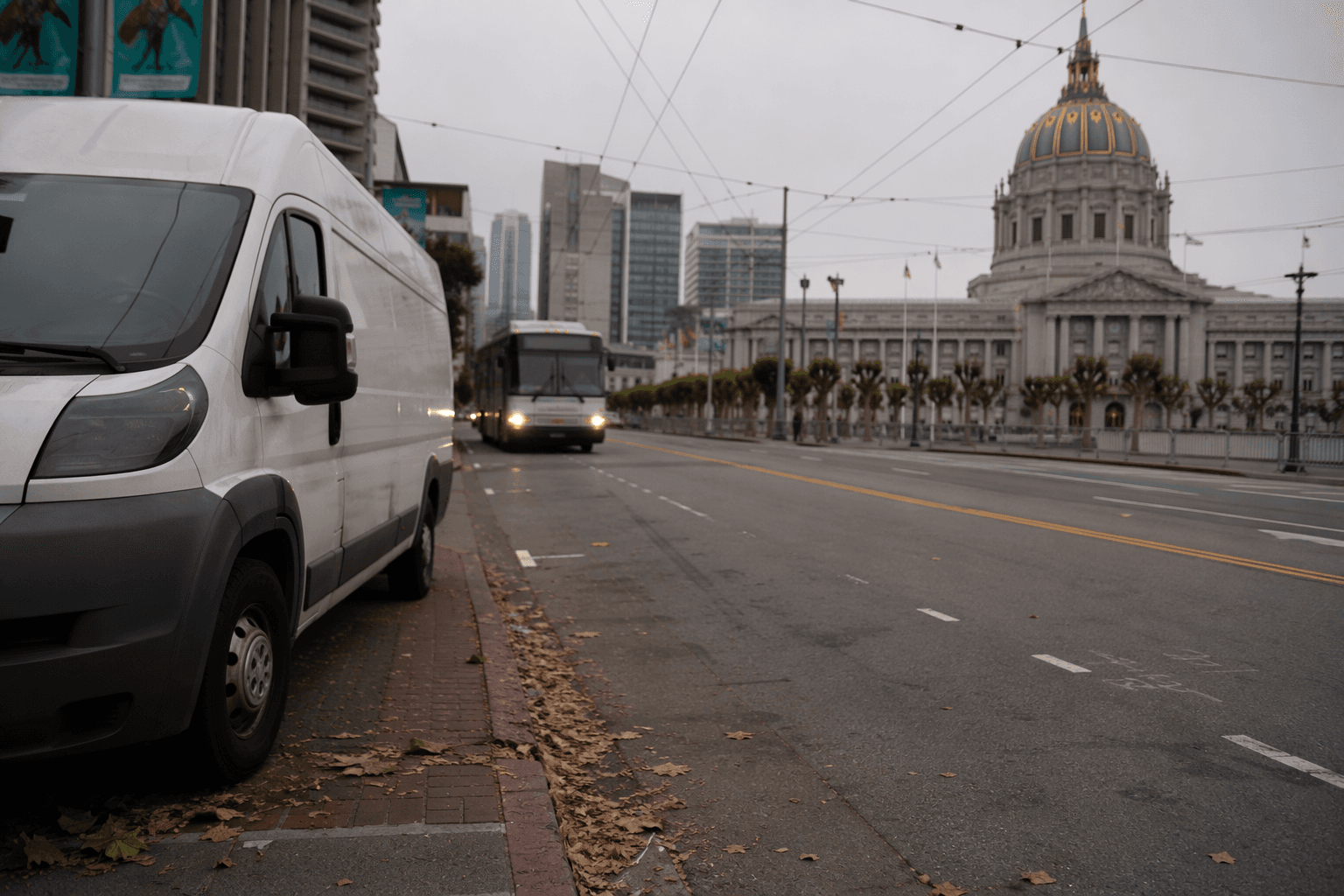 Van with anti-Chan housing message resurfaces on Market Street