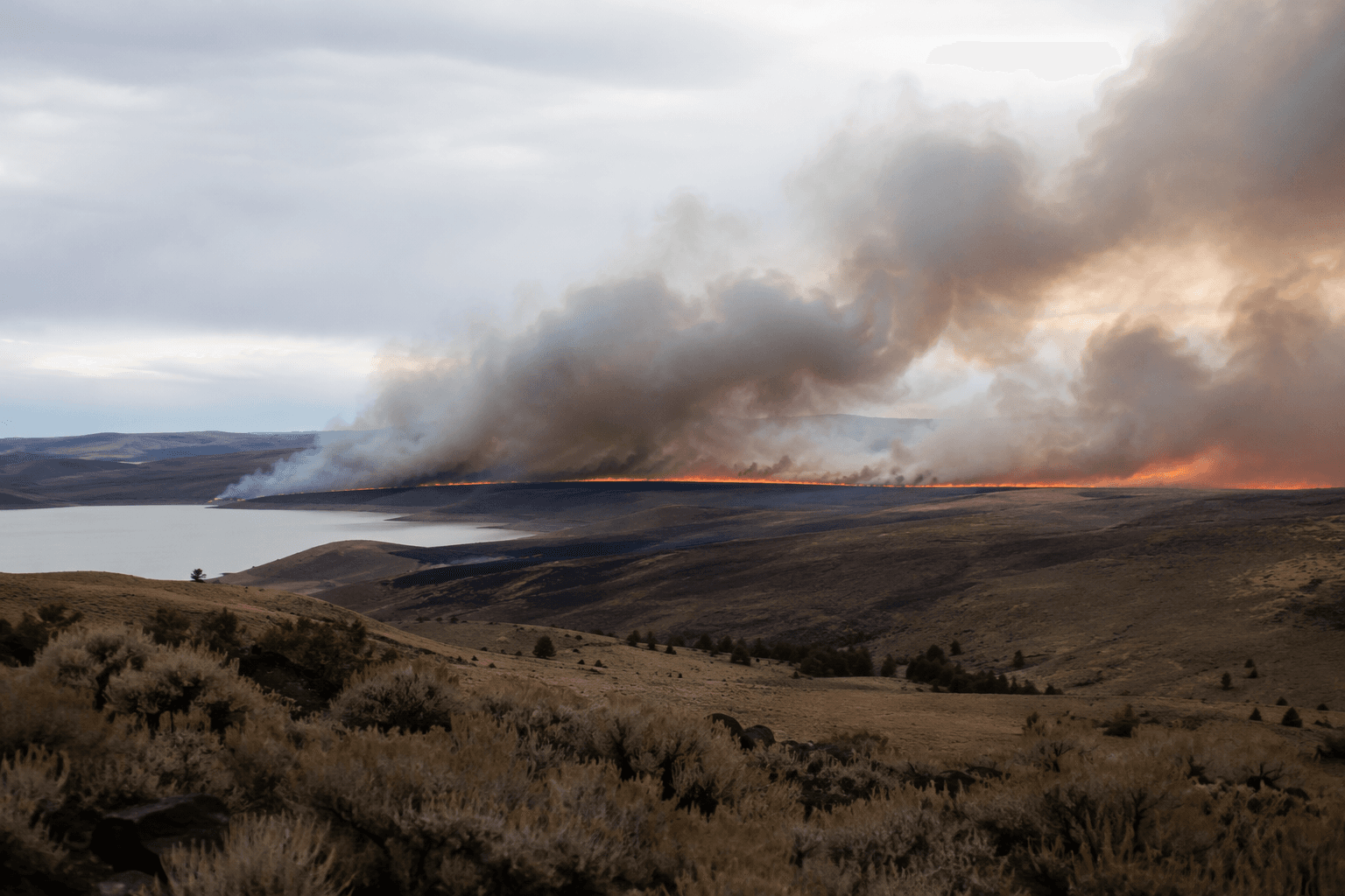 Nine suspicious range fires burn near Baker County line, under investigation