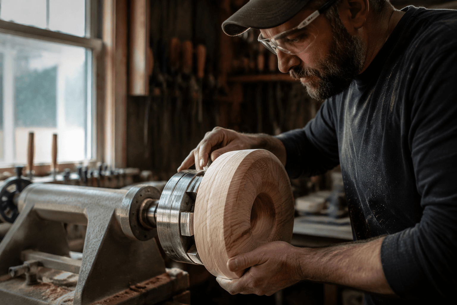 How to use a four-jaw chuck for safer woodturning grips