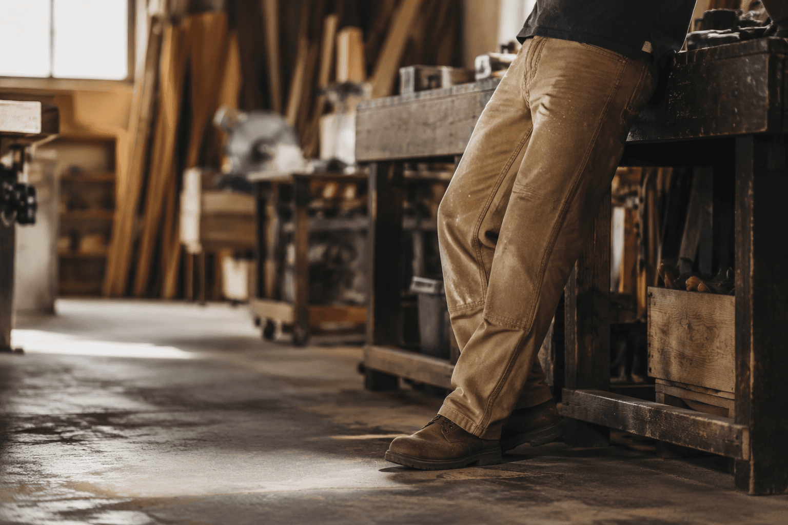 Why double-knee canvas pants are workwear's smartest reinvention