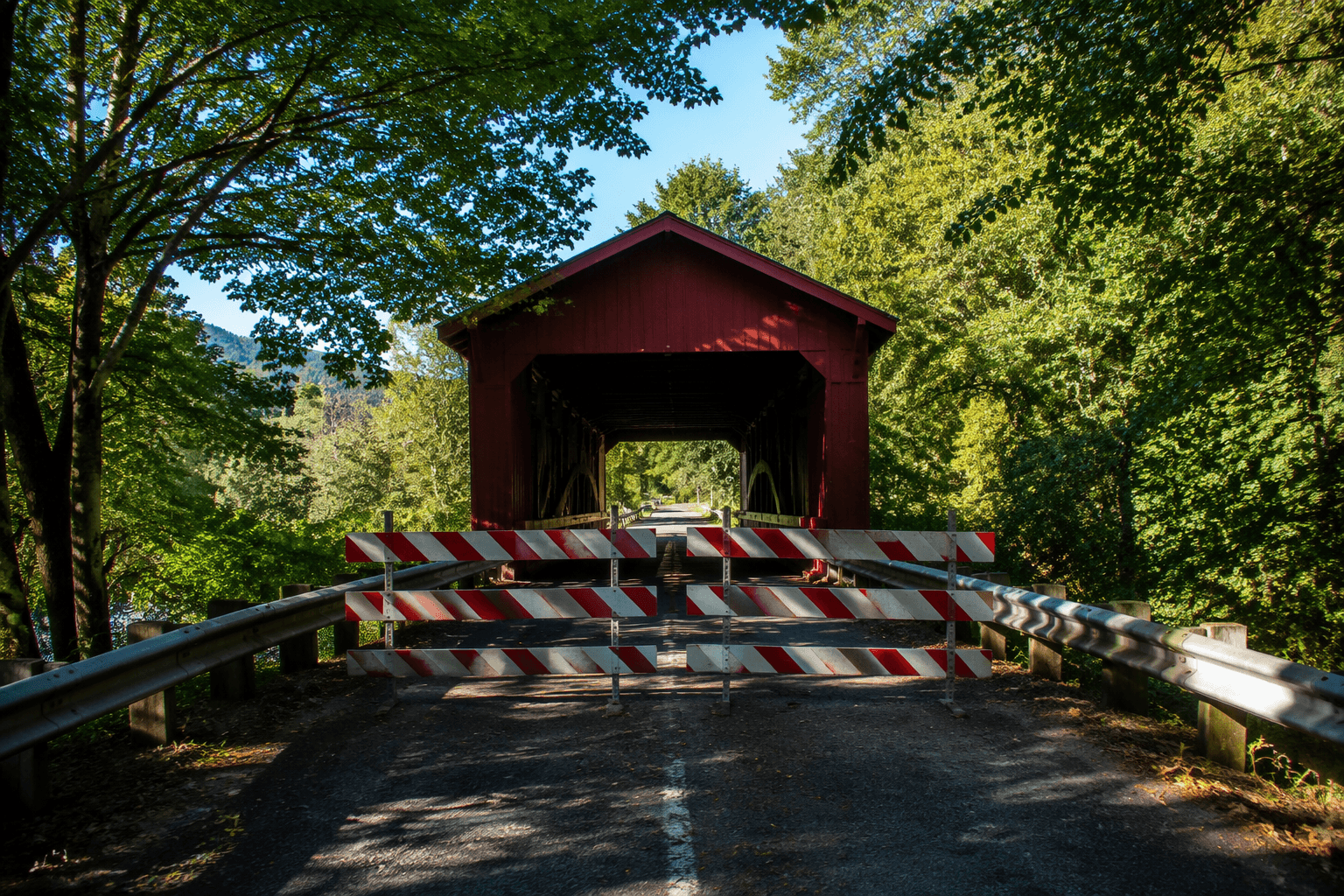 Wendling Road closed at covered bridge near Marcola through July 29